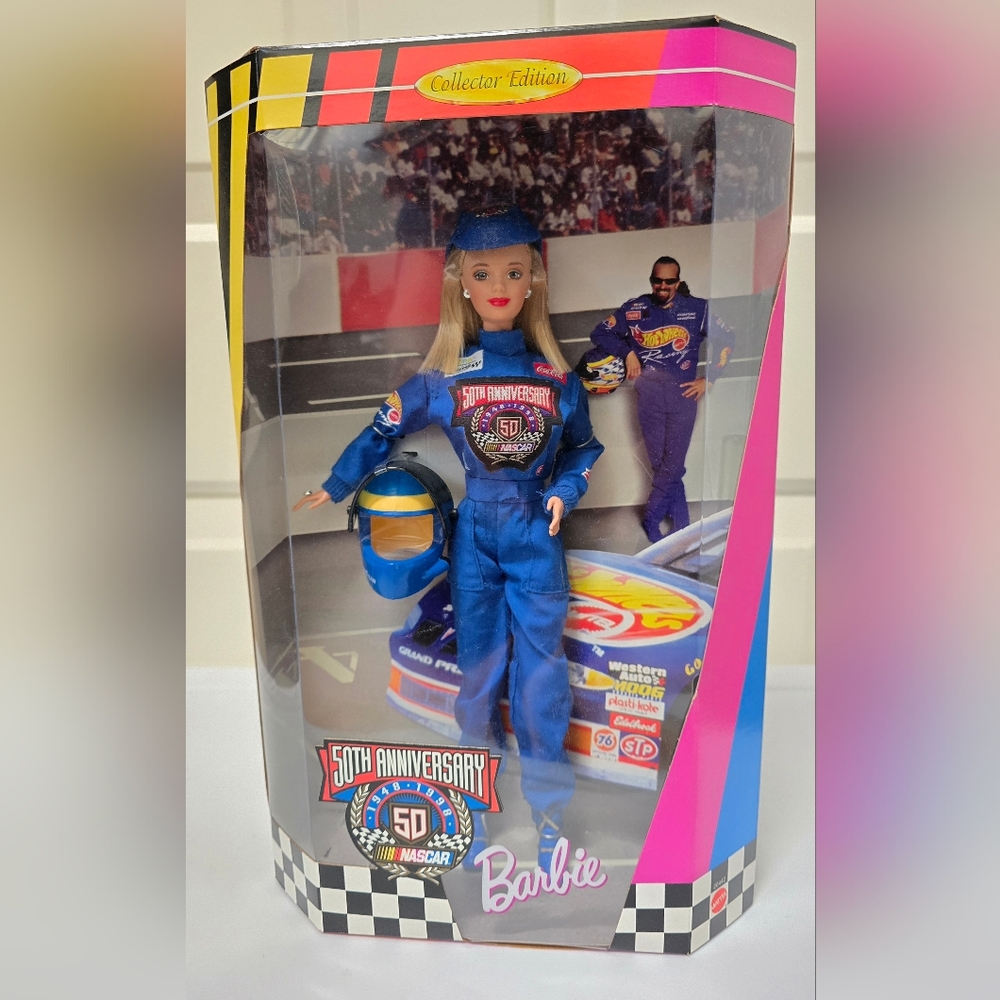 Barbie Collector's Edition 50th Anniversary NASCAR-NIB